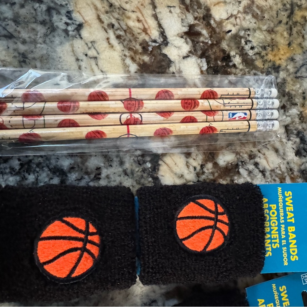 NBA Basketball Party Pack- Black and Orange